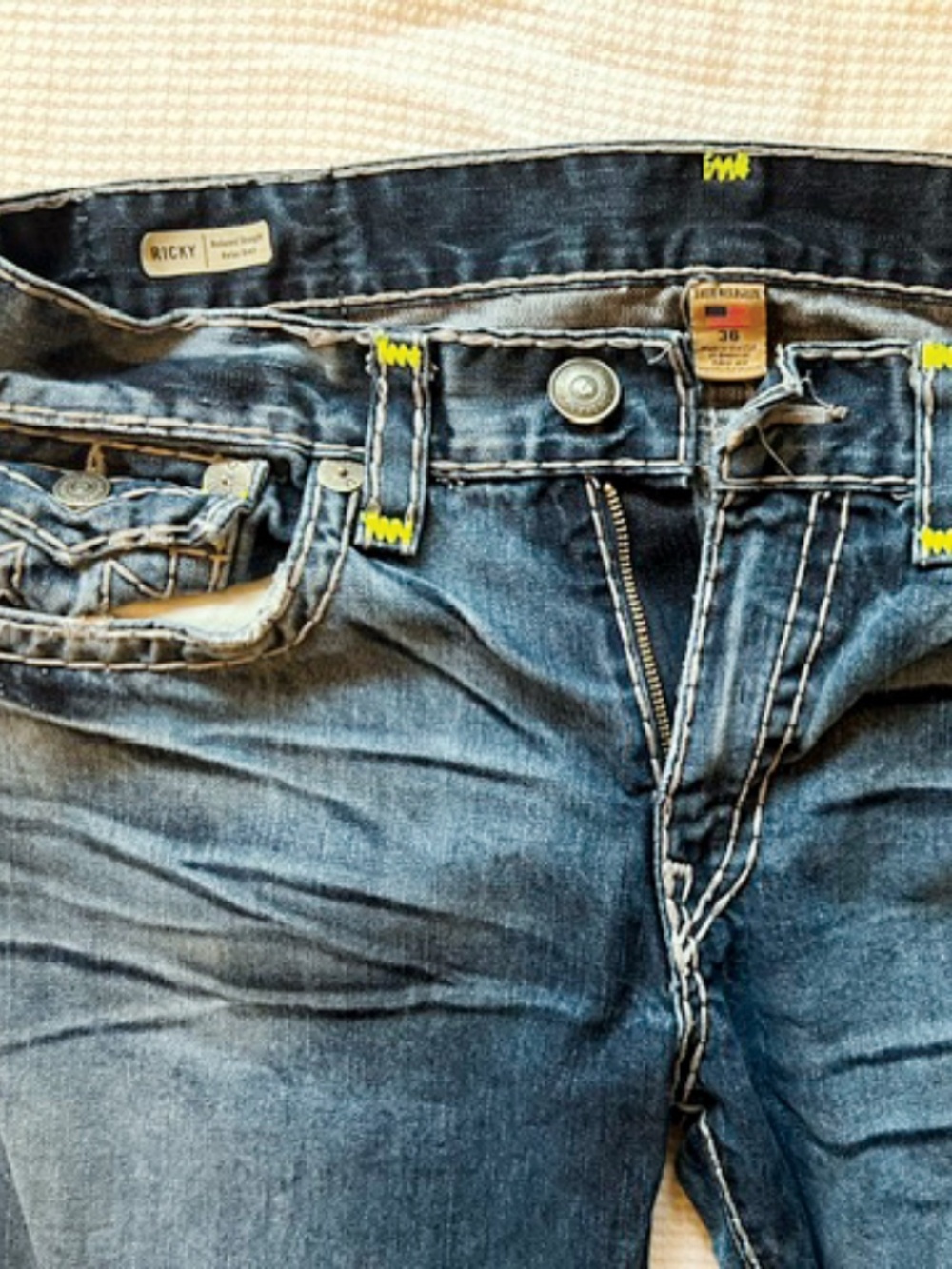 True Religion Ricky Mens Jeans